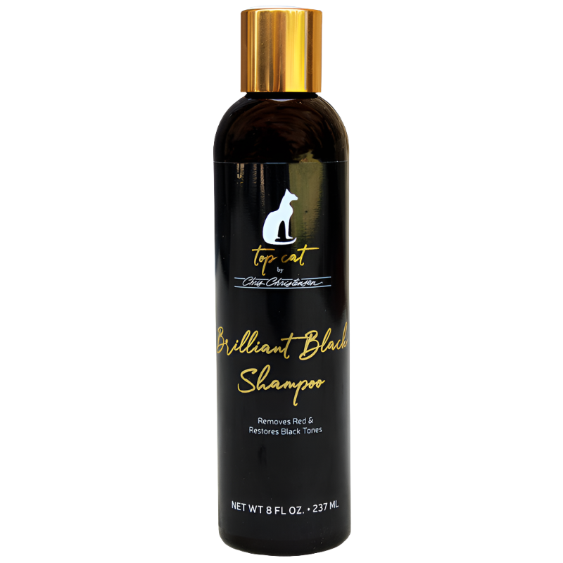 chris christensen top cat brilliant black shampoo 