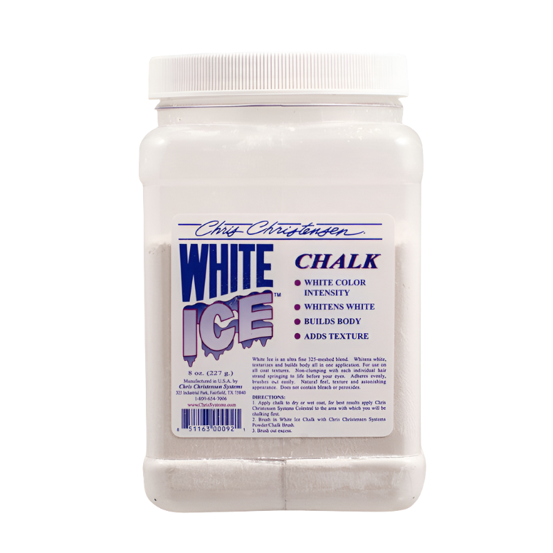 Chris Christensen White Ice Chalk for Dog Coat