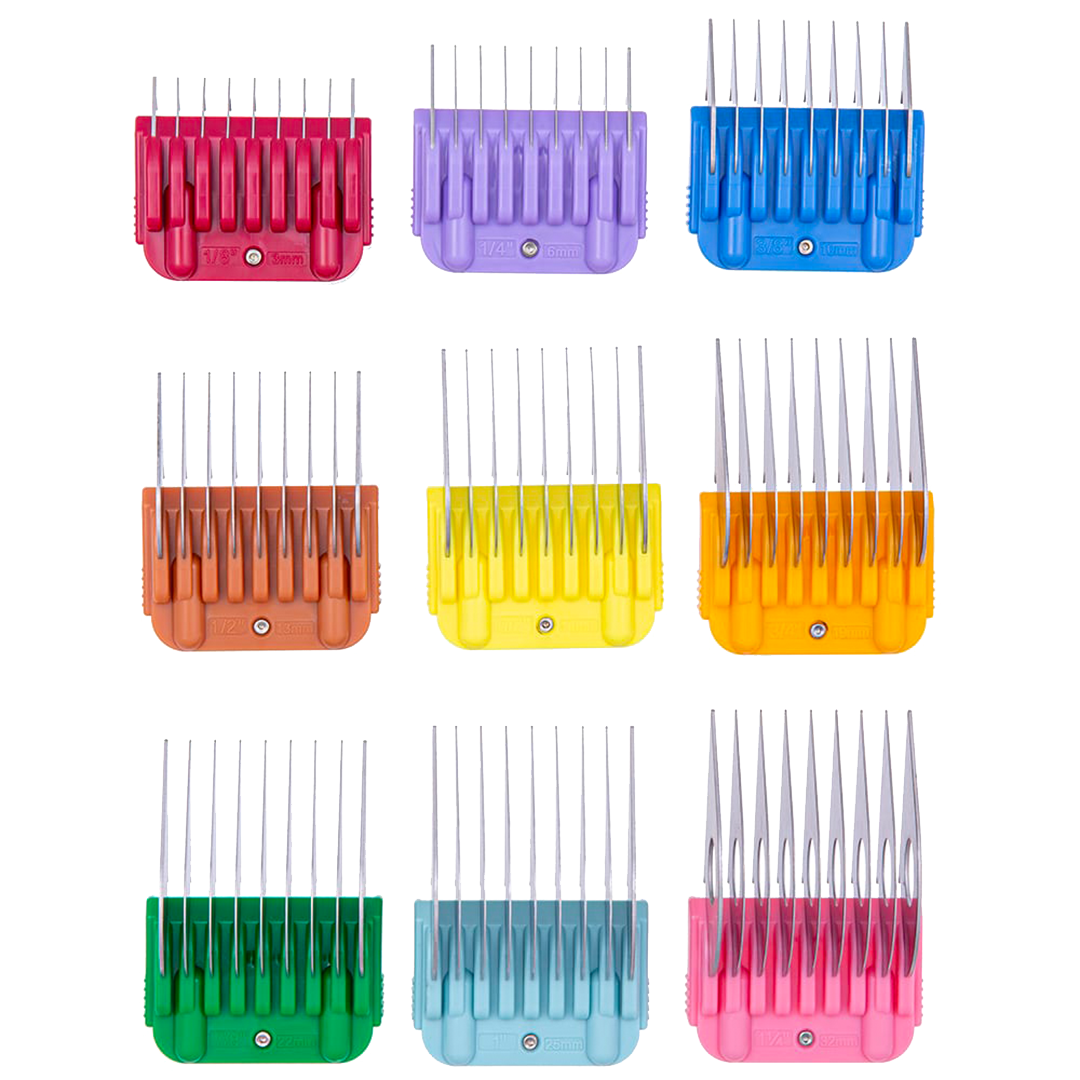 Snap on Colored Combs Set by PetStore.Direct