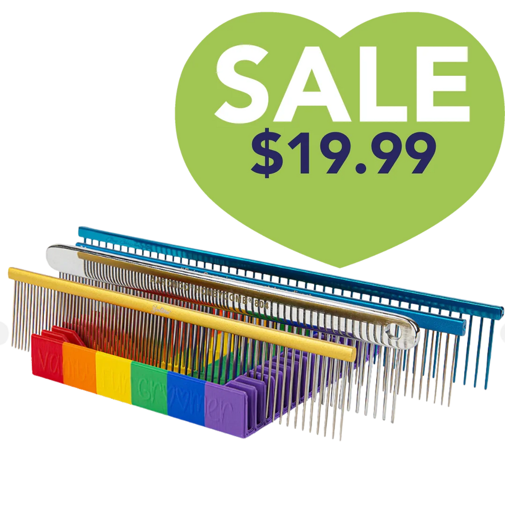 Vanity Fur Comb Tray Rainbow