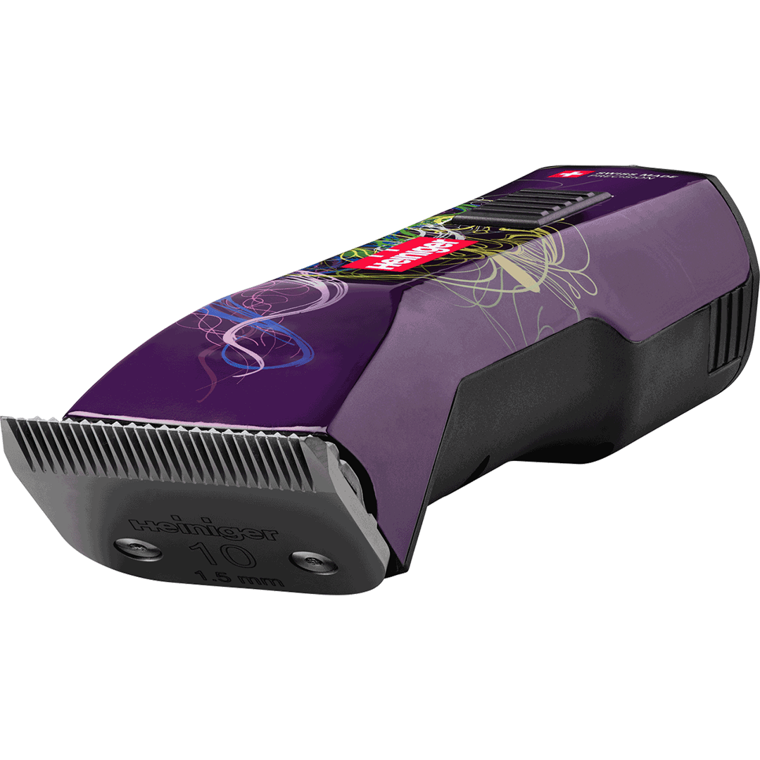 Purple Saphir Cordless Clipper by Heiniger