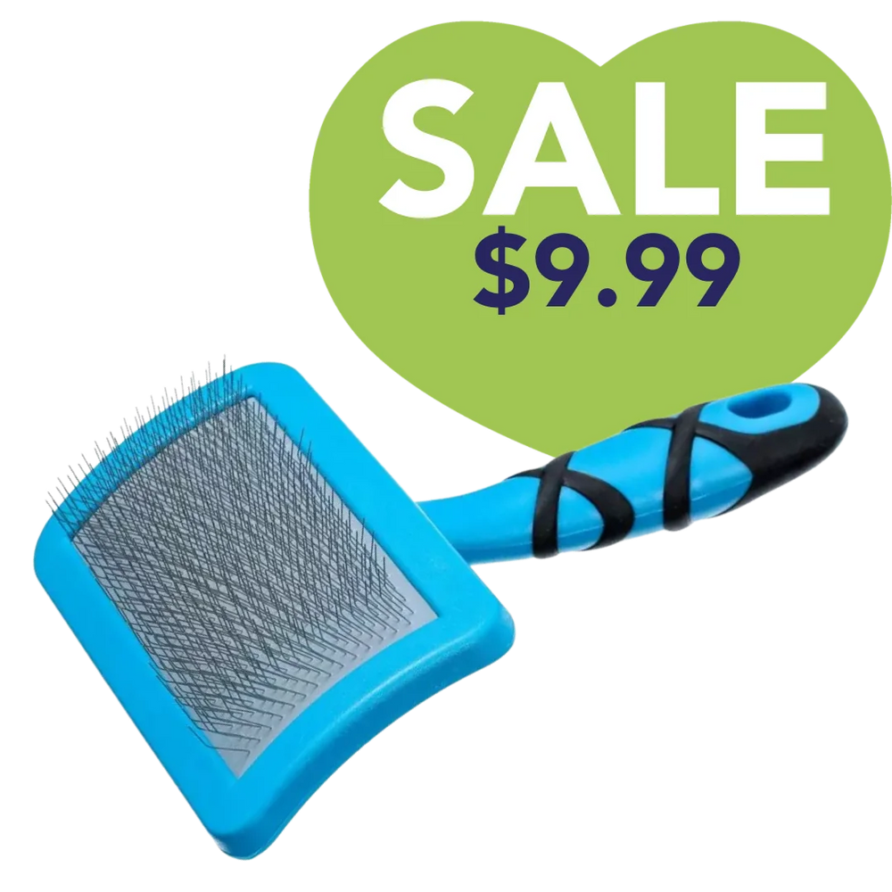 Curved Soft Slicker Brush Small by Groom Professional