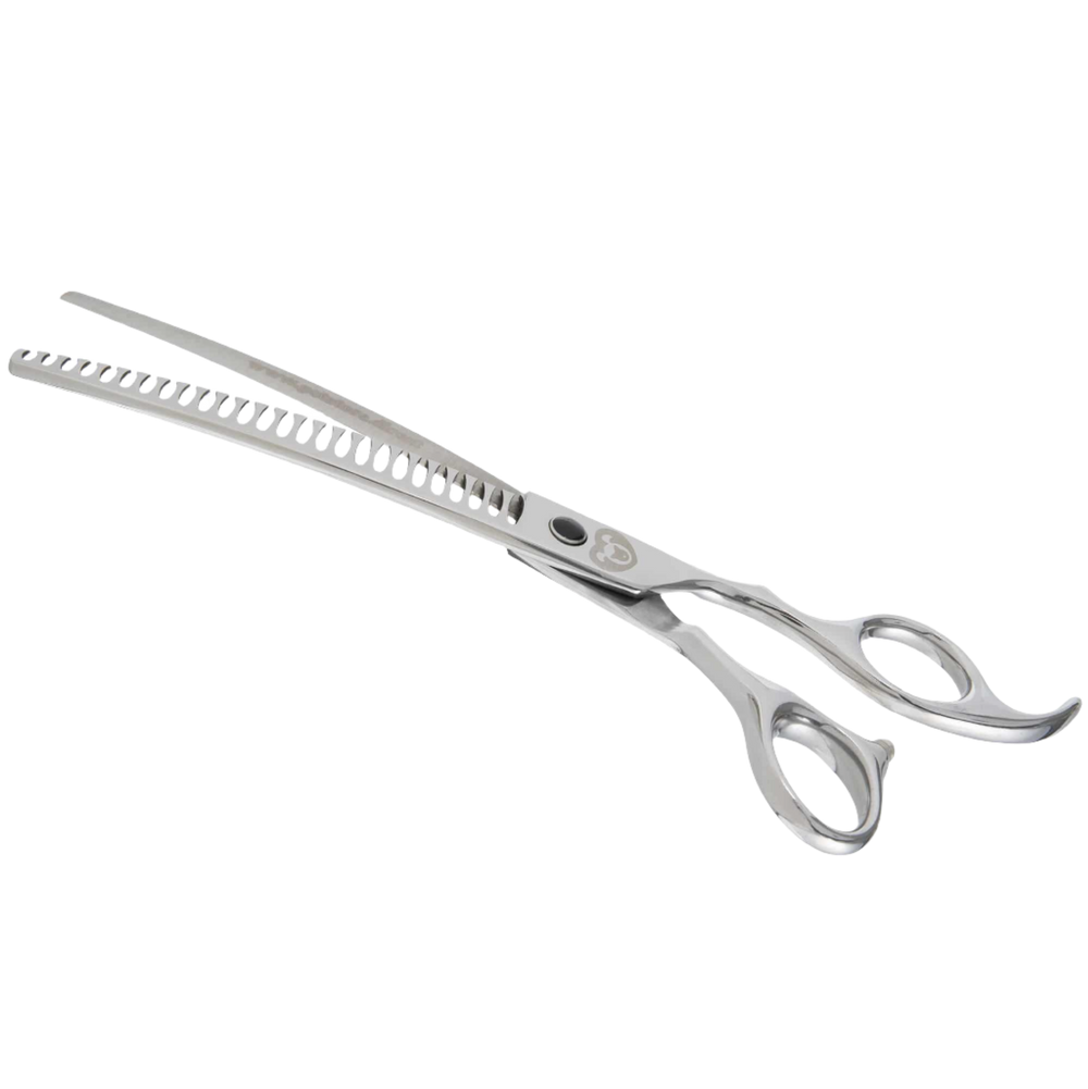 7.5" 26T Curved Texturizing Shears by PetStore.Direct