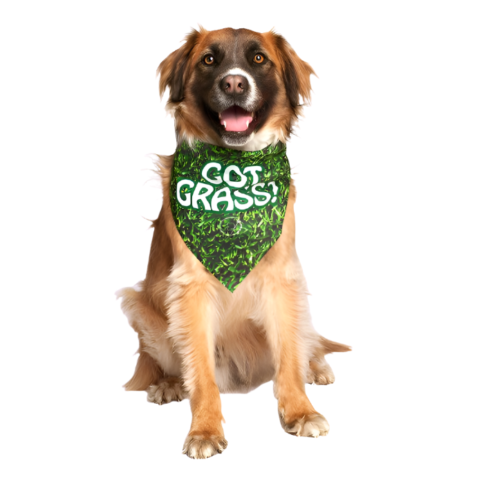 Dog Fashion Living Got Grass Dog Bandana