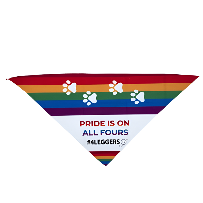 Pride is on All Fours #4Leggers Bandana by Dog Fashion Living