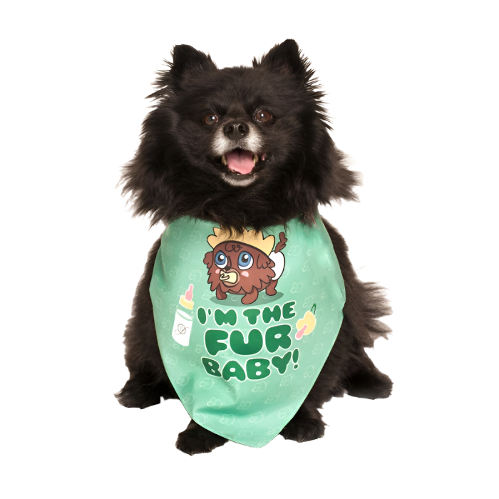 I'm The Fur Baby Dog Bandana by Dog Fashion Living