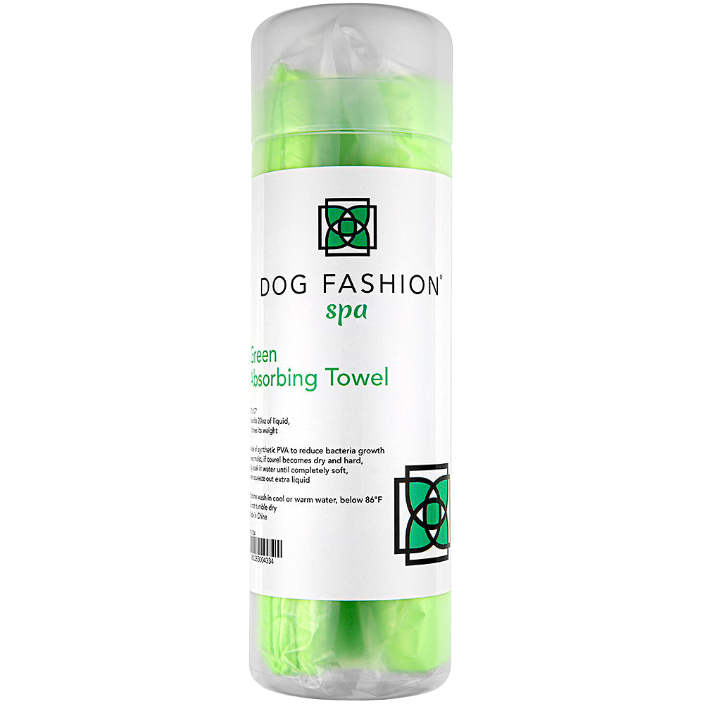 Absorption Towel Green by Dog Fashion Spa