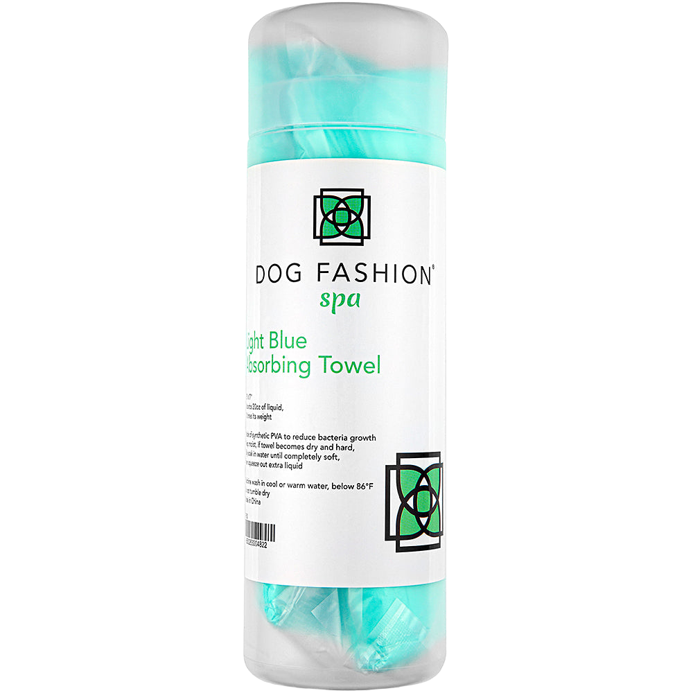 Absorption Towel Light Blue by Dog Fashion Spa