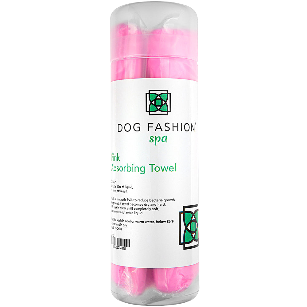 Absorption Towel Pink by Dog Fashion Spa