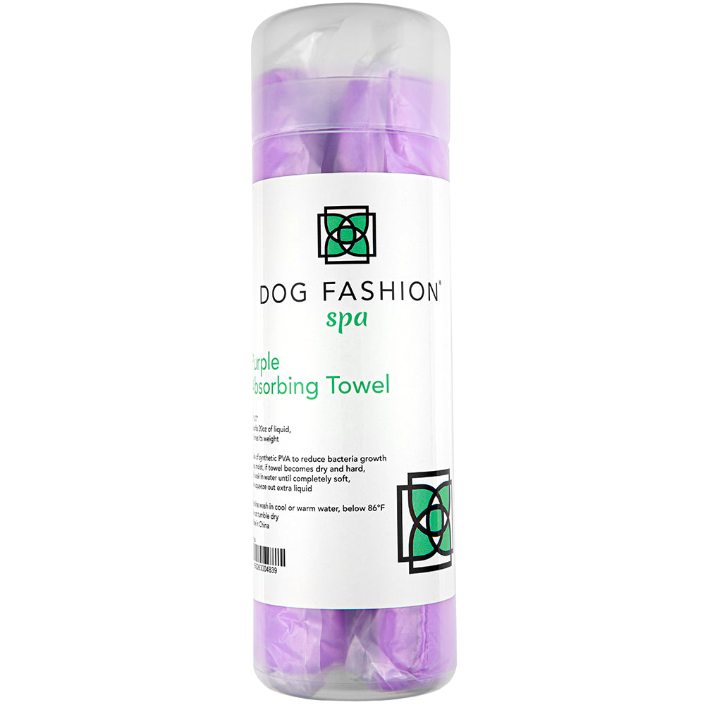 Absorption Towel Purple by Dog Fashion Spa