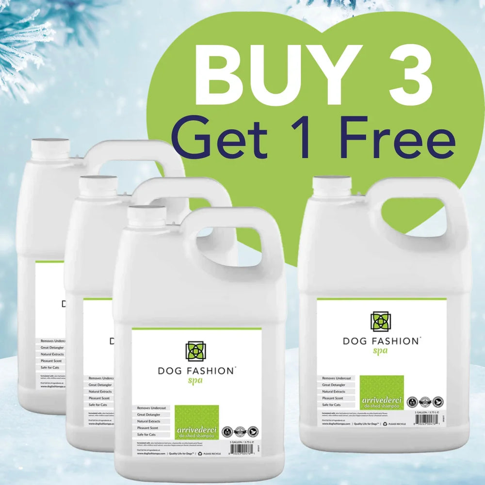 Arrivederci Shampoo Gallon Set Buy 3 Get 1 Free by Dog Fashion Spa