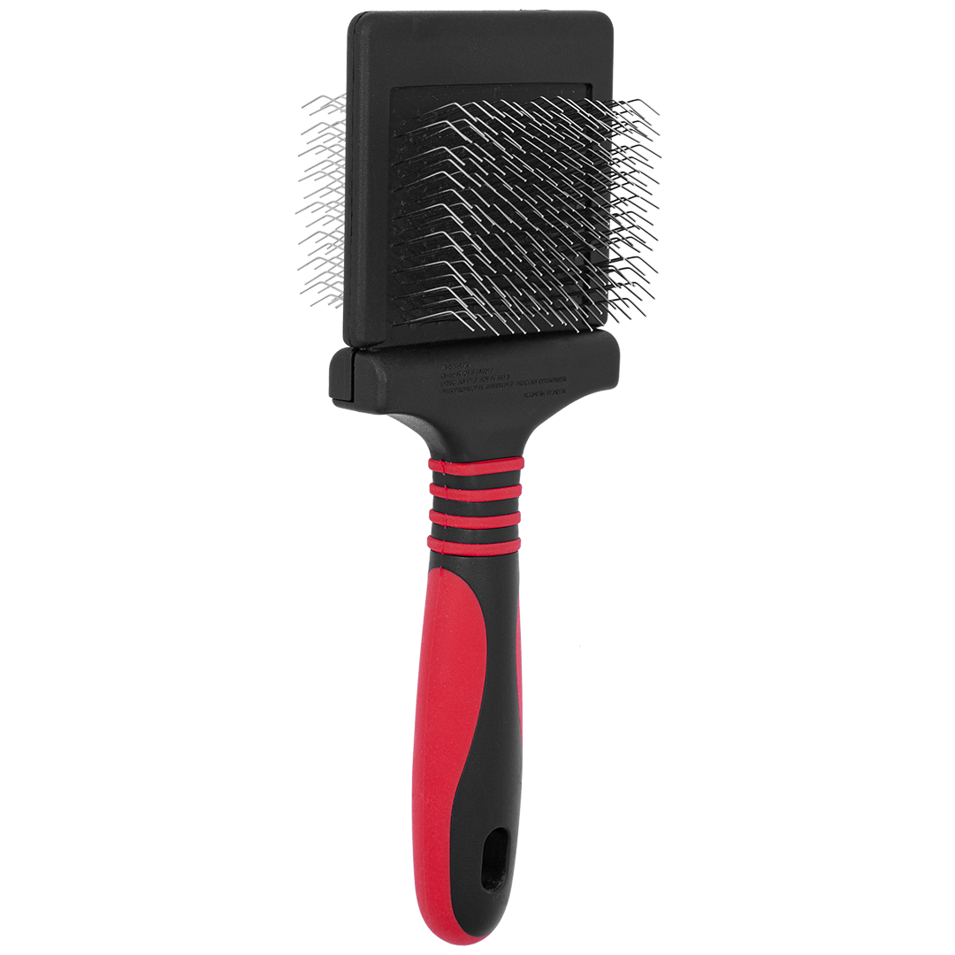 Dematting Extra Firm Red Slicker Brush by Dog Fashion Spa