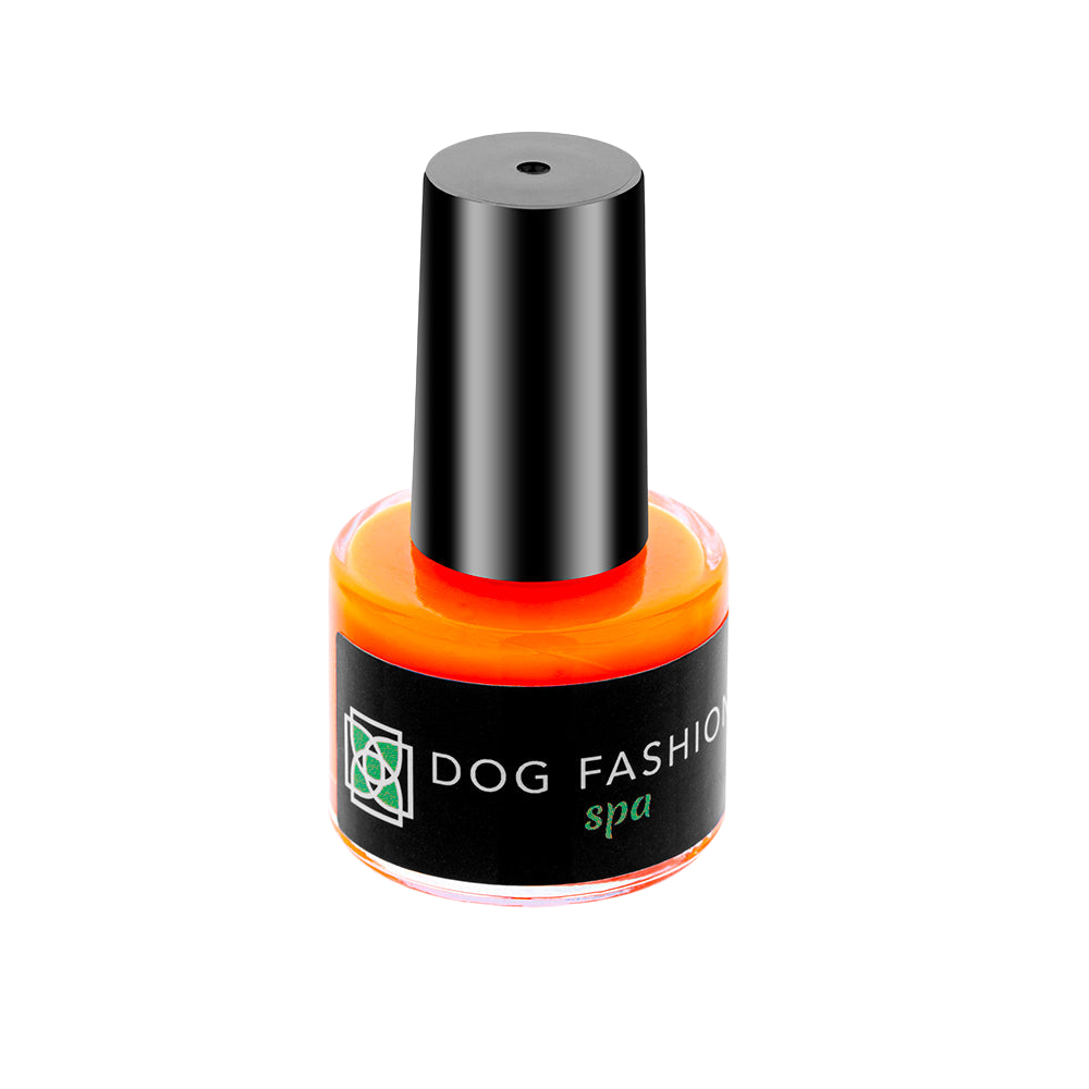 Disco Paw Orange Nail Polish by Dog Fashion Spa