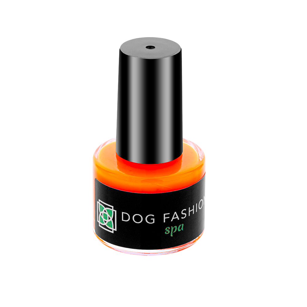 Disco Paw Orange Non toxic Nail Polish by Dog Fashion Spa