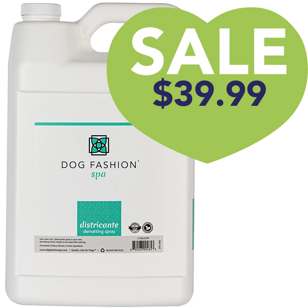 Districante Dematting Spray Gallon by Dog Fashion Spa