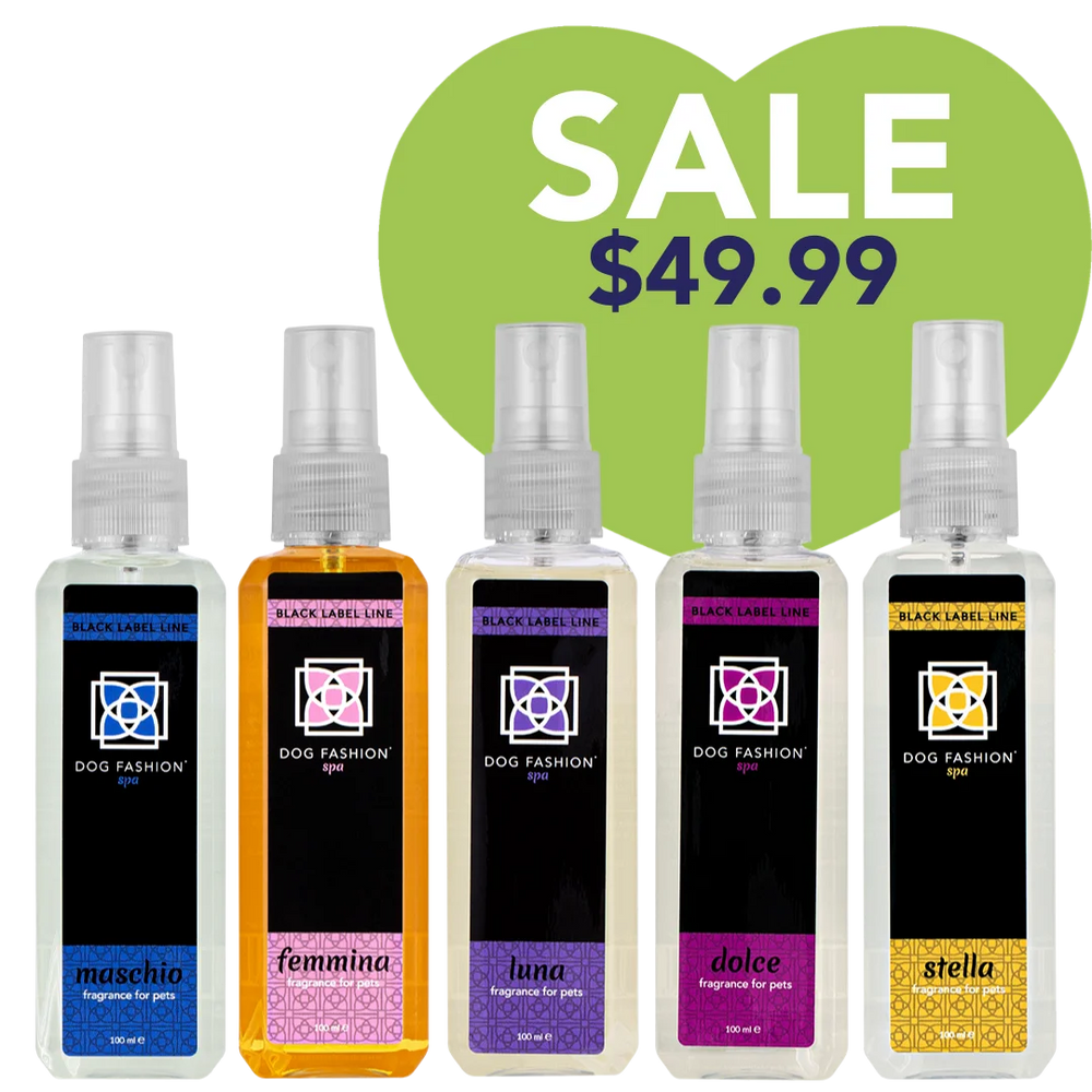 Five Best-Selling Fragrances 100ml Bundle By Dog Fashion Spa