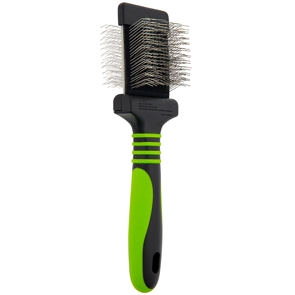 Mini Slicker Brush Green by Dog Fashion Spa