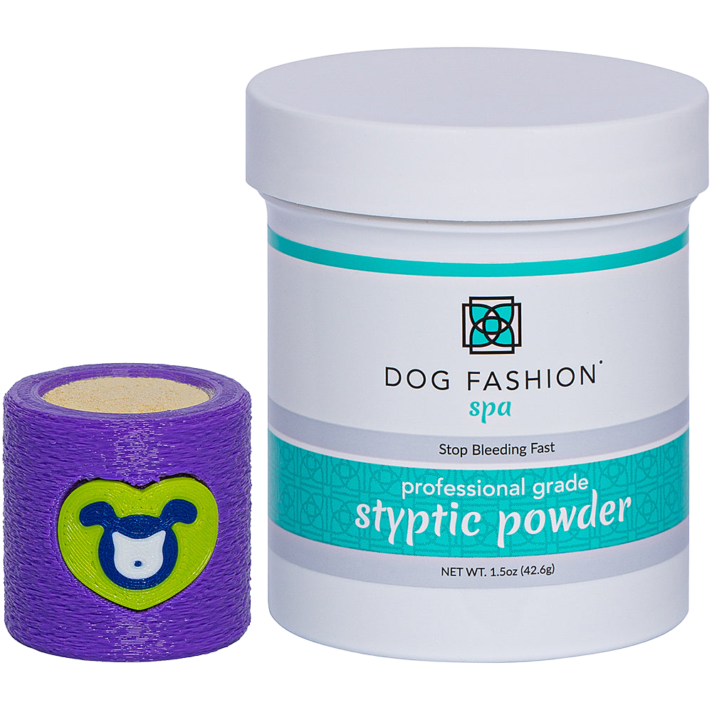 Styptic Powder with Purple Holder by Dog Fashion Spa