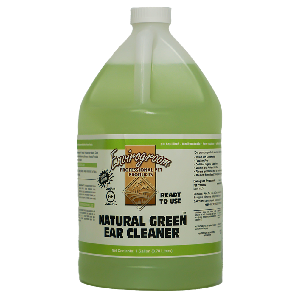 Natural Green Ear Cleaner Gallon by Envirogroom