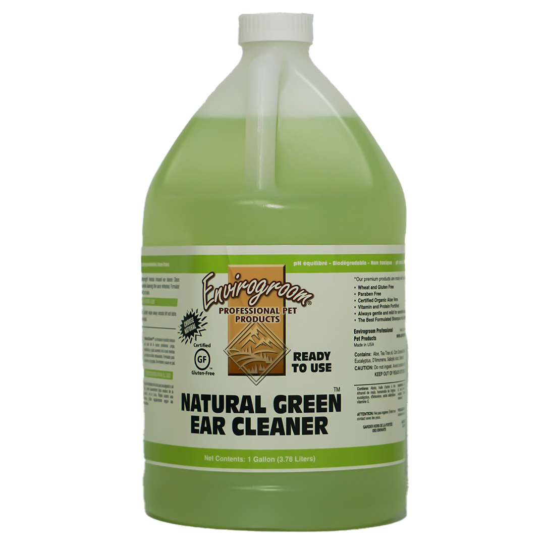 Natural Green Ear Cleaner Gallon by Envirogroom