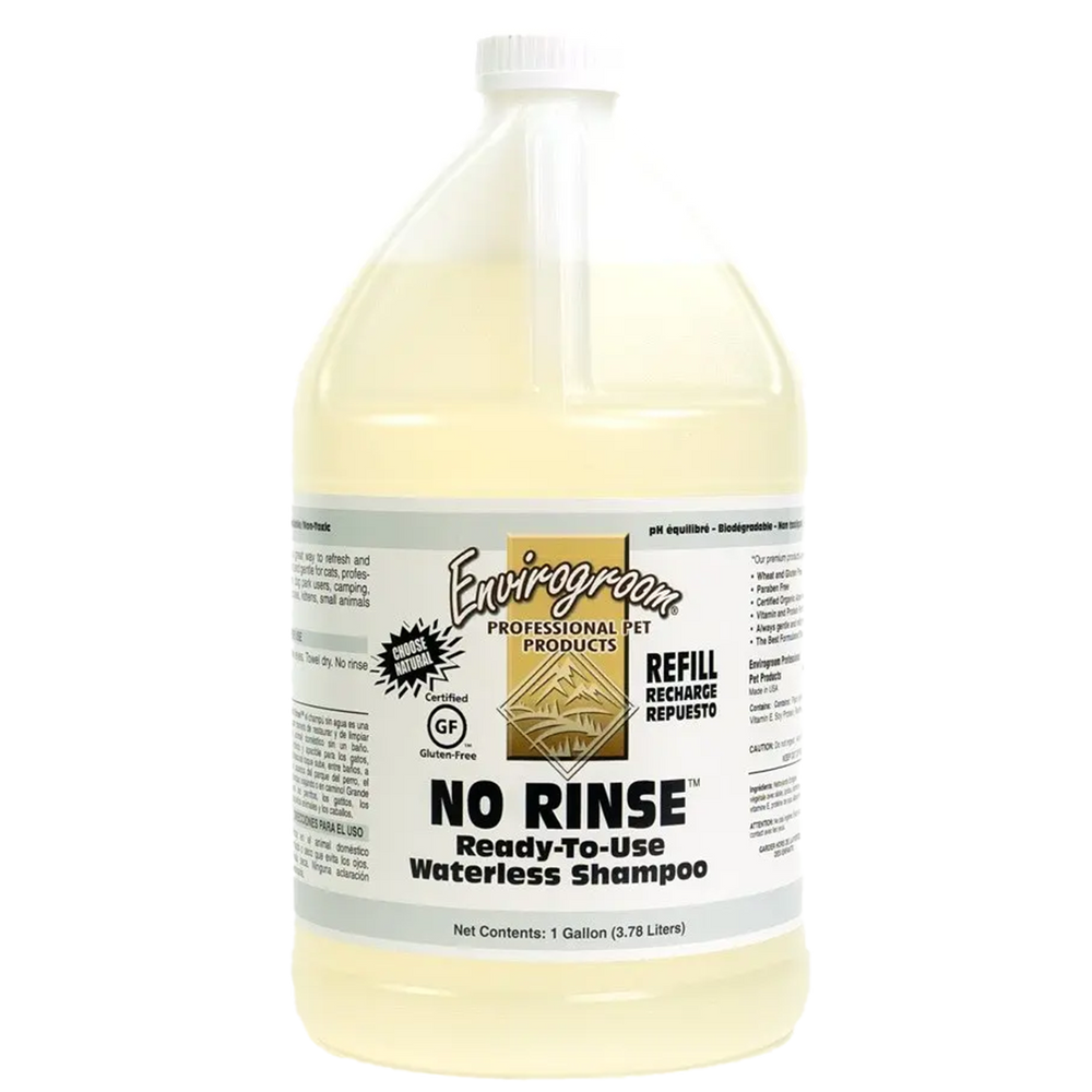 No Rinse Waterless Shampoo Gallon by Envirogroom