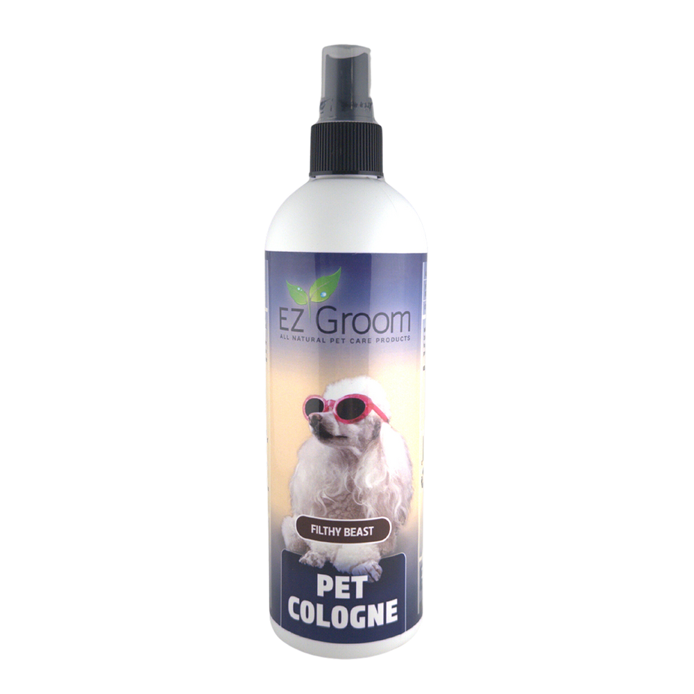 EZ-Groom filthy beast Cologne is designed to leave the dog smelling fresh and sweet.