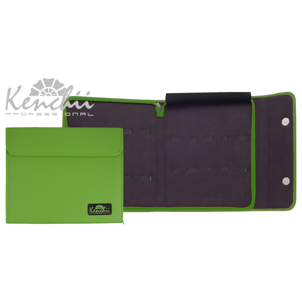 Faux Leather 10-Shear Case Green by Kenchii