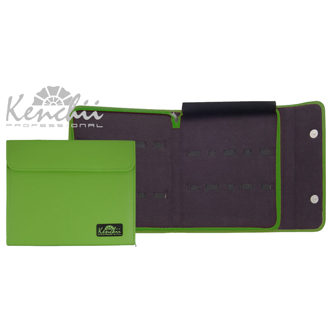 Faux Leather 10-Shear Case Green by Kenchii