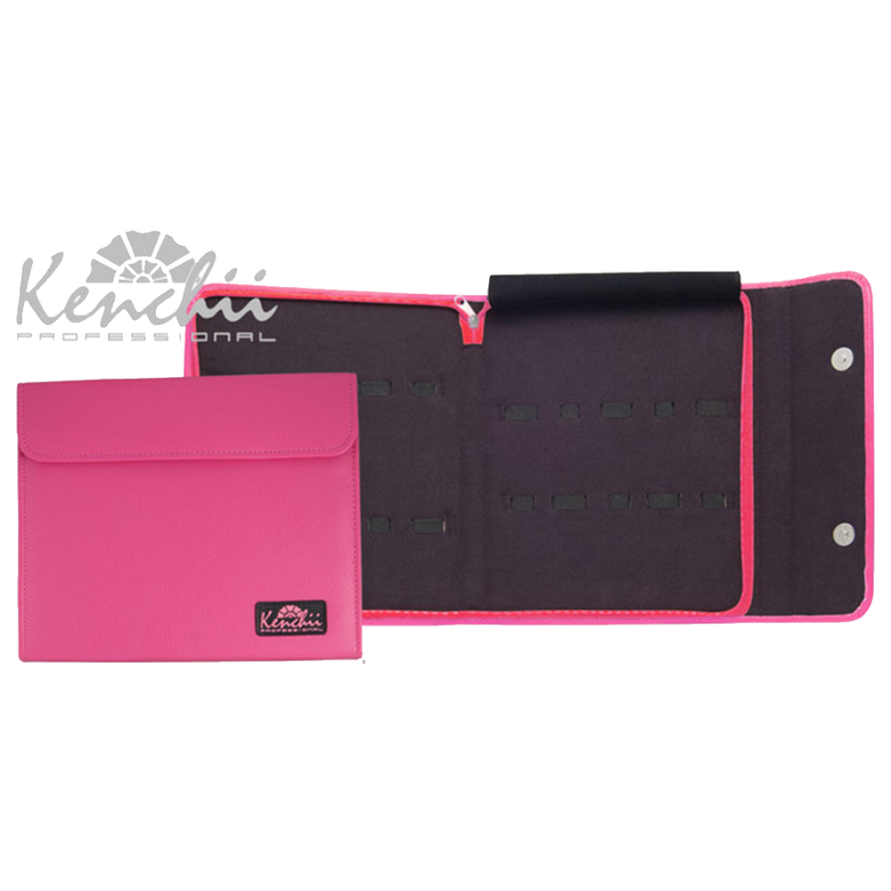 Faux Leather 10-Shear Case Pink by Kenchii