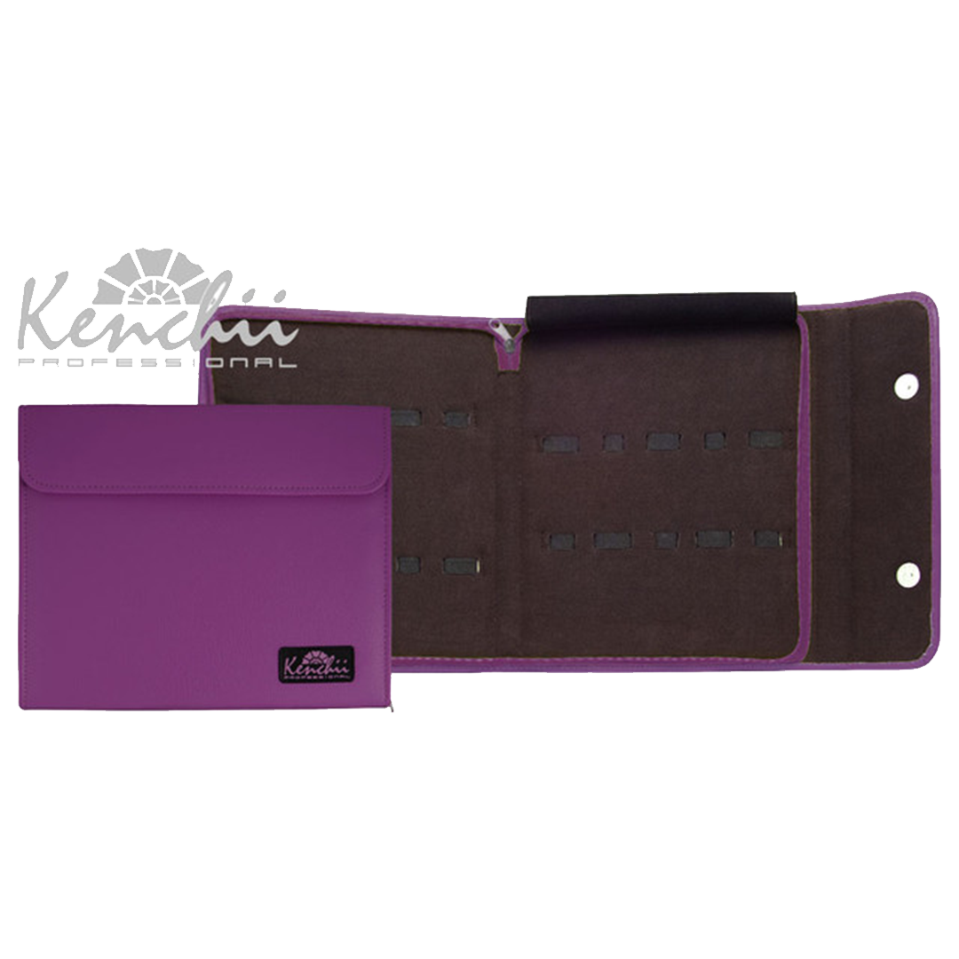 Faux Leather 10-Shear Case Purple by Kenchii