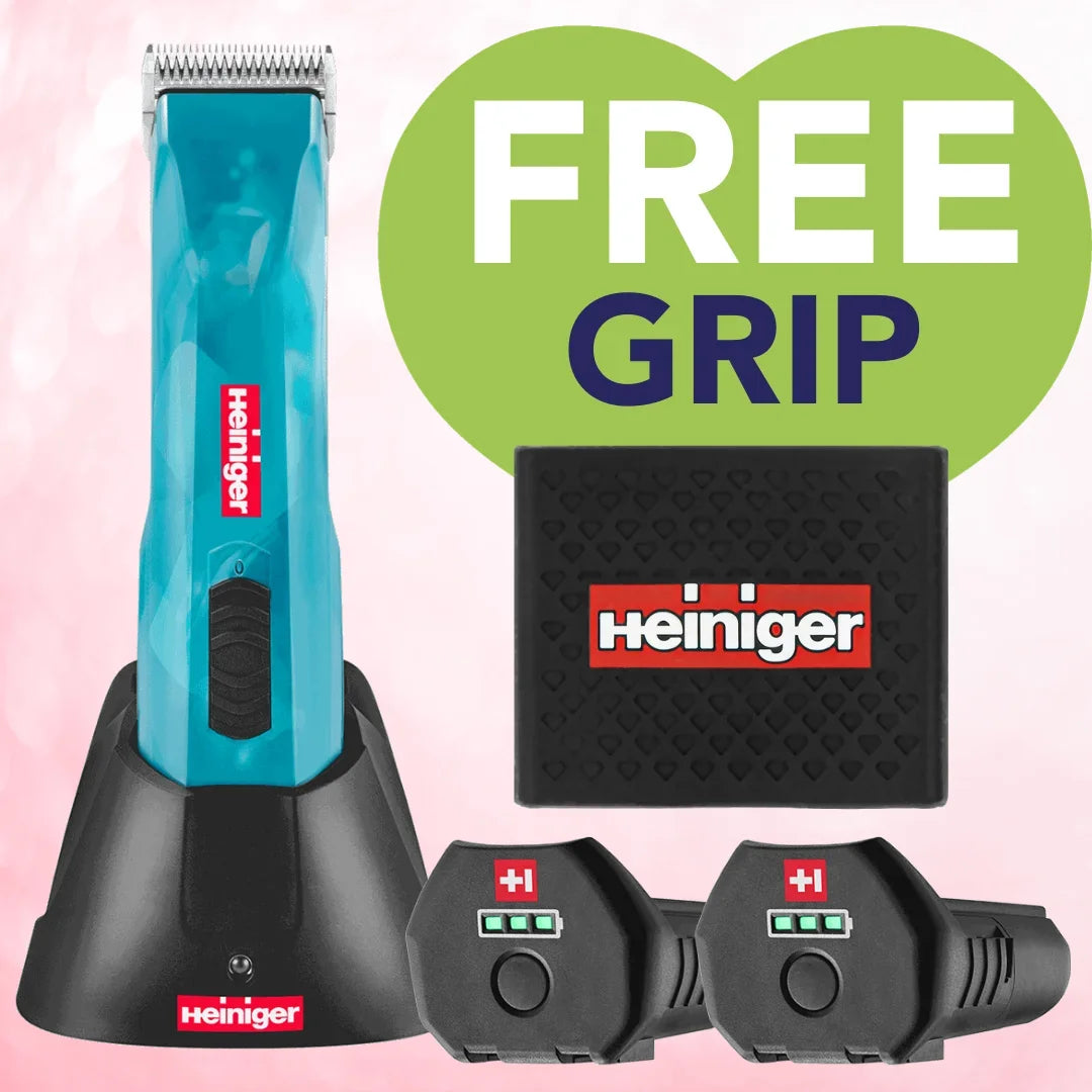 Opal Cordless Clipper 2 Batteries with Free Clipper Grip by Heiniger