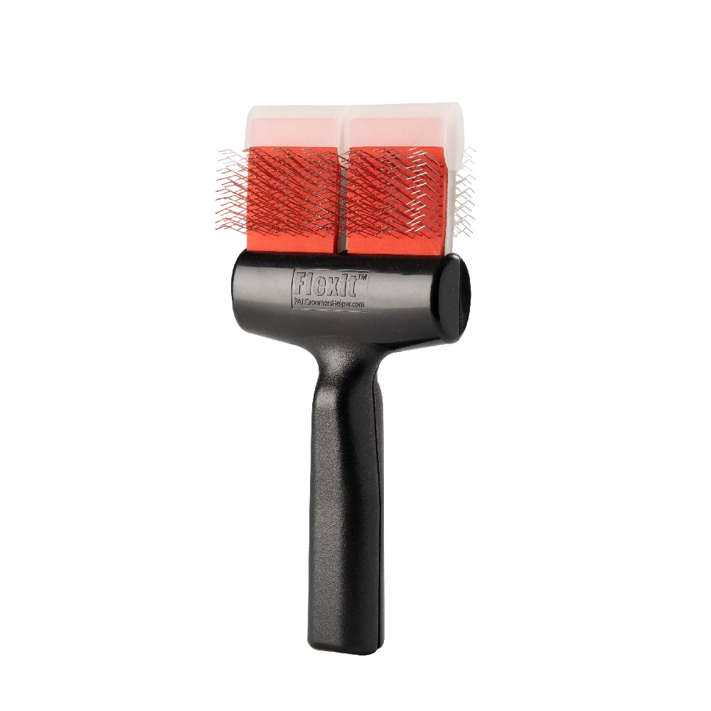 Red/Silver Undercoating Combo Double Brush by FlexIt