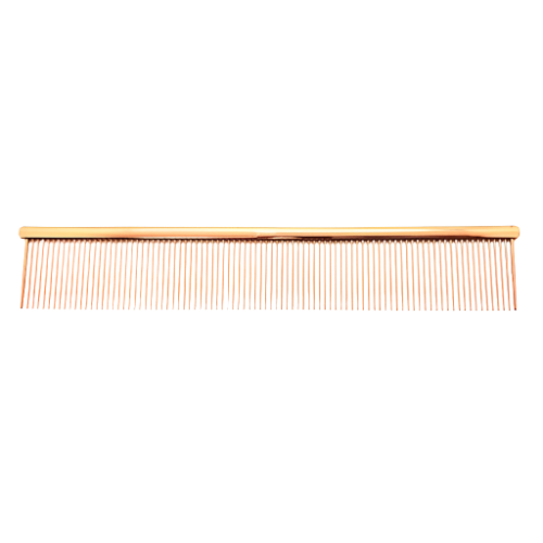 Fluffing Finishing Comb Rose Gold 9