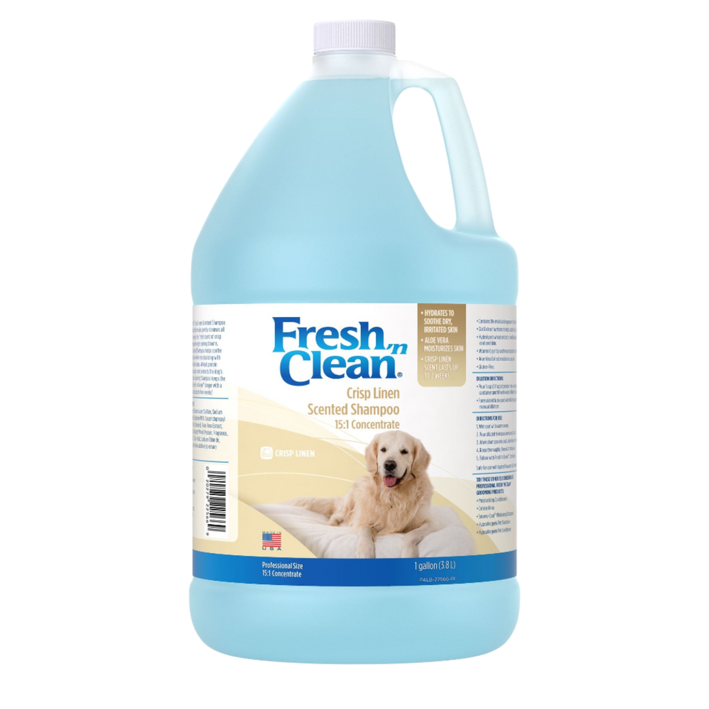 Scented Shampoo Crisp Linen Scent 15:1 Concentrate Gallon by Fresh 'n Clean