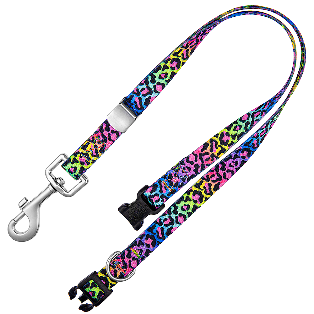 20" Polyester Loop Neon Leopard by Groom Loop