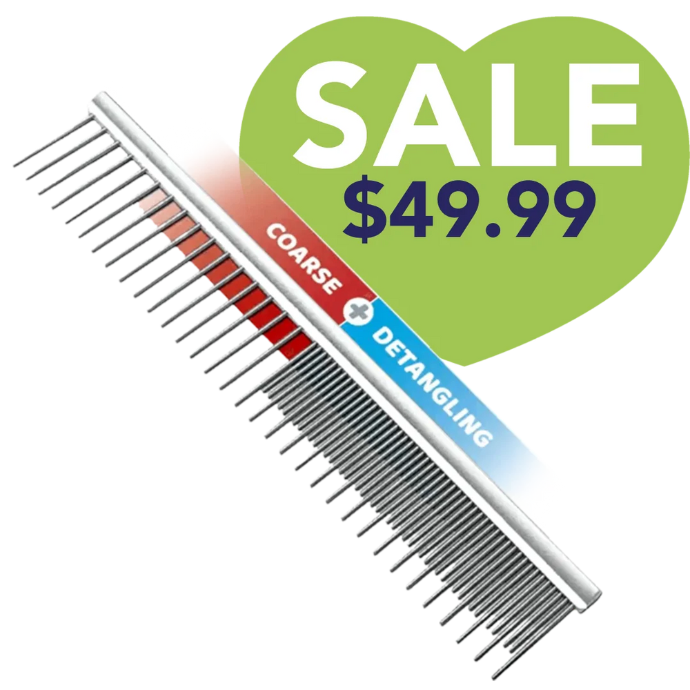 10" Groom Master Coarse & Detangling Comb by Mastercut