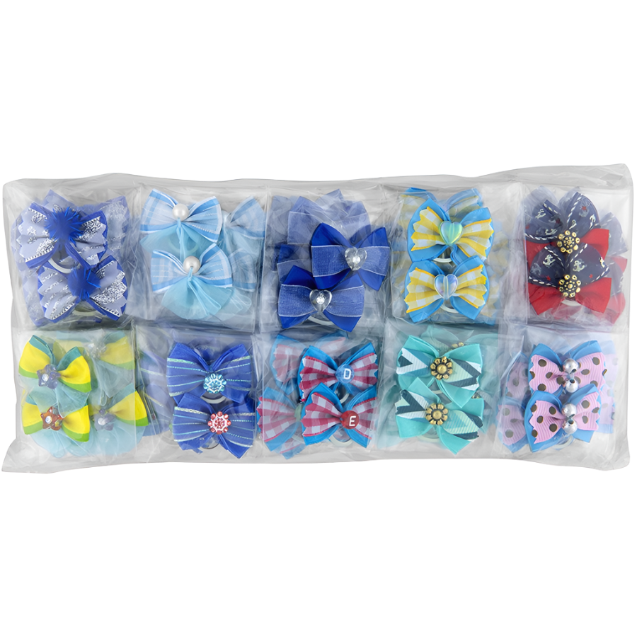 Blue Fashion Bows Pack Of 100 by Groom Professional