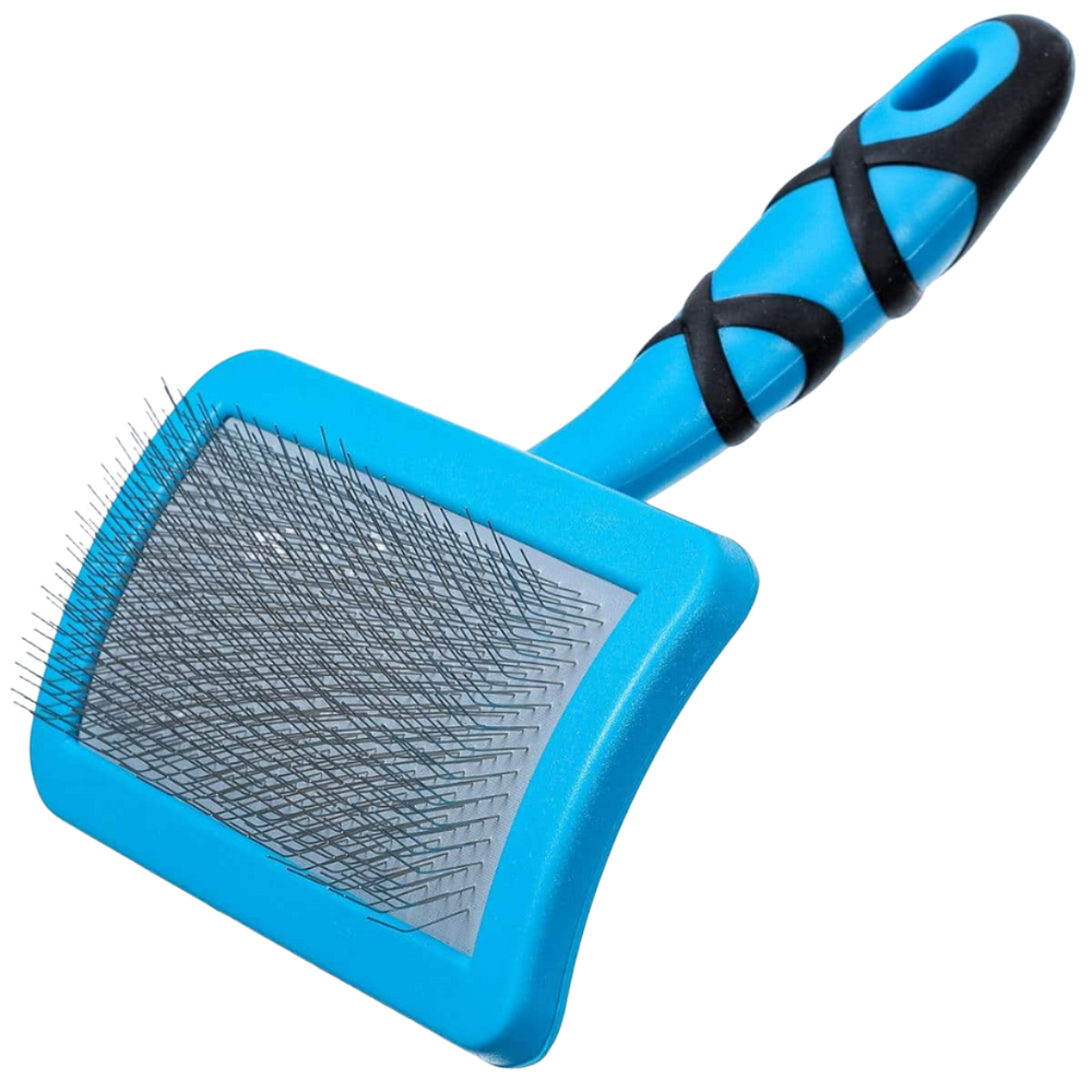 Curved Soft Slicker Brush Medium by Groom Professional
