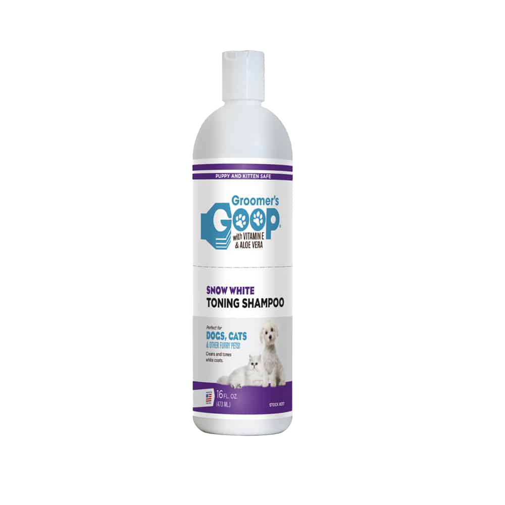 Snow White Toner Shampoo 16oz by Groomer's Goop