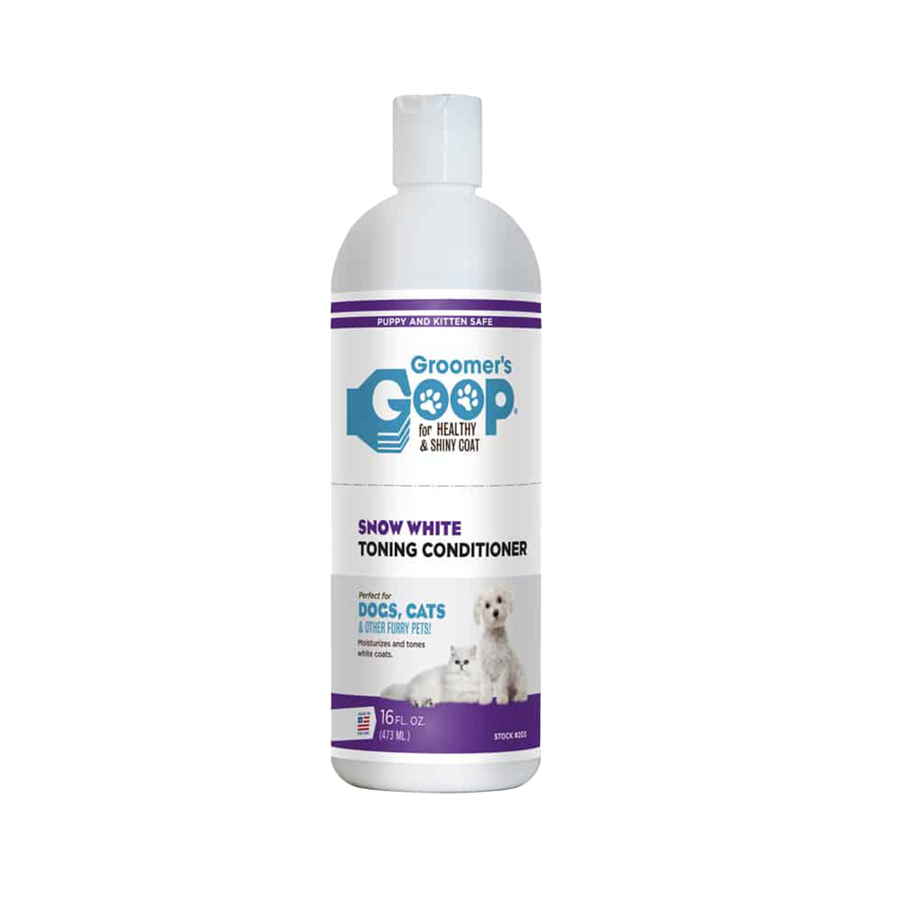 Snow White Toner Conditioner 16oz by Groomer's Goop