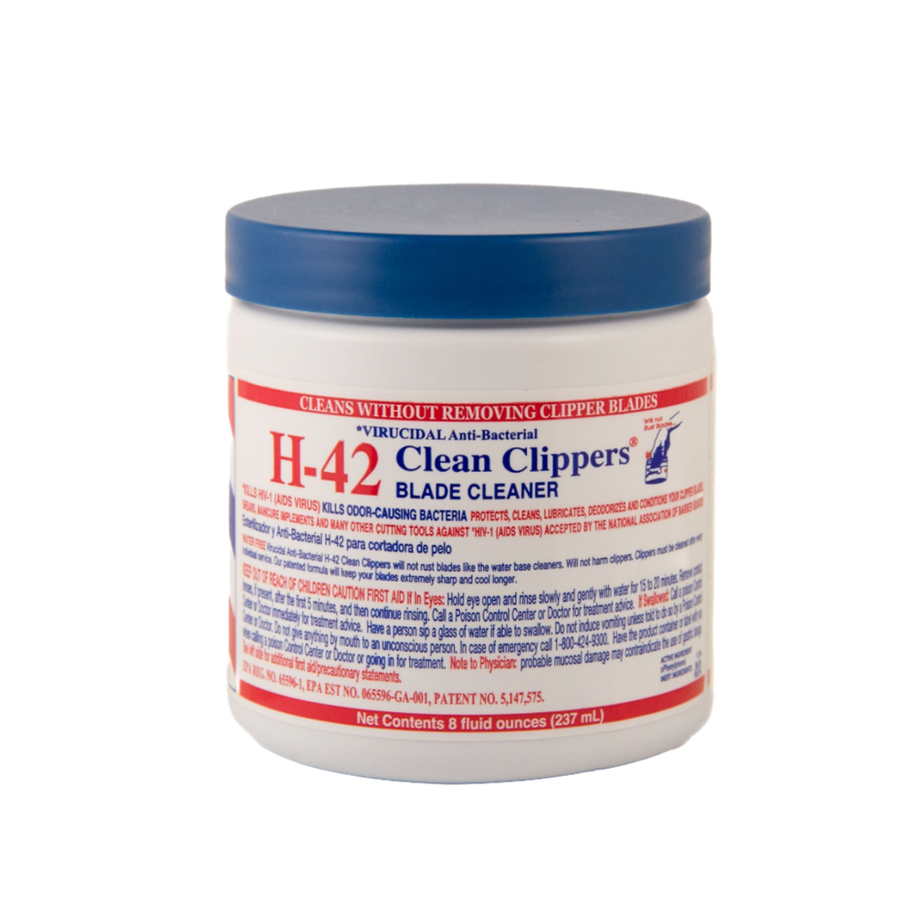 Virucidal Anti-Bacterial Clean Clippers 8oz Jar by H-42