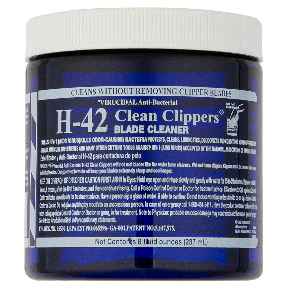 Virucidal Anti-Bacterial Clean Clippers 8oz Jar by H-42