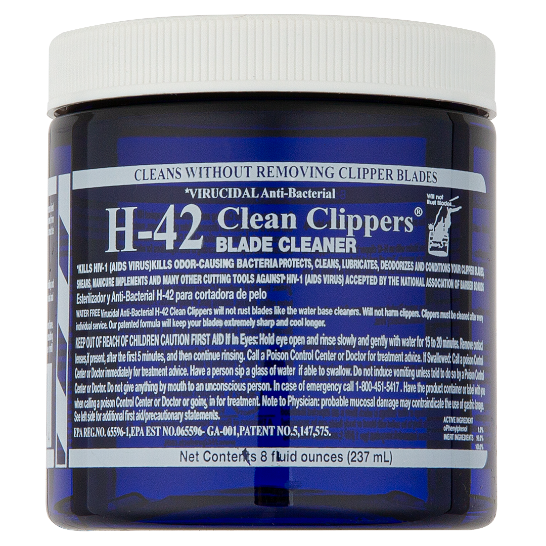 Virucidal Anti-Bacterial Clean Clippers 8oz Jar by H-42