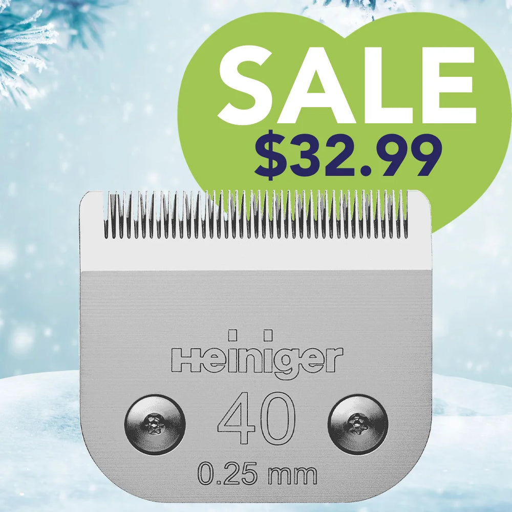 #40 Clipper Blade 0.25 mm by Heiniger