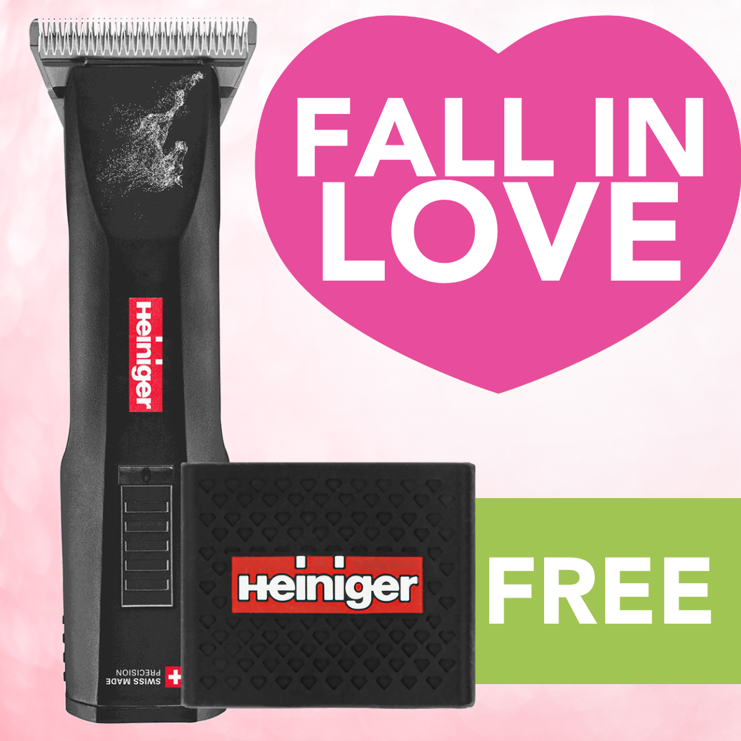 Horse Saphir Cordless Clipper One Battery with Free Clipper Grip by Heiniger