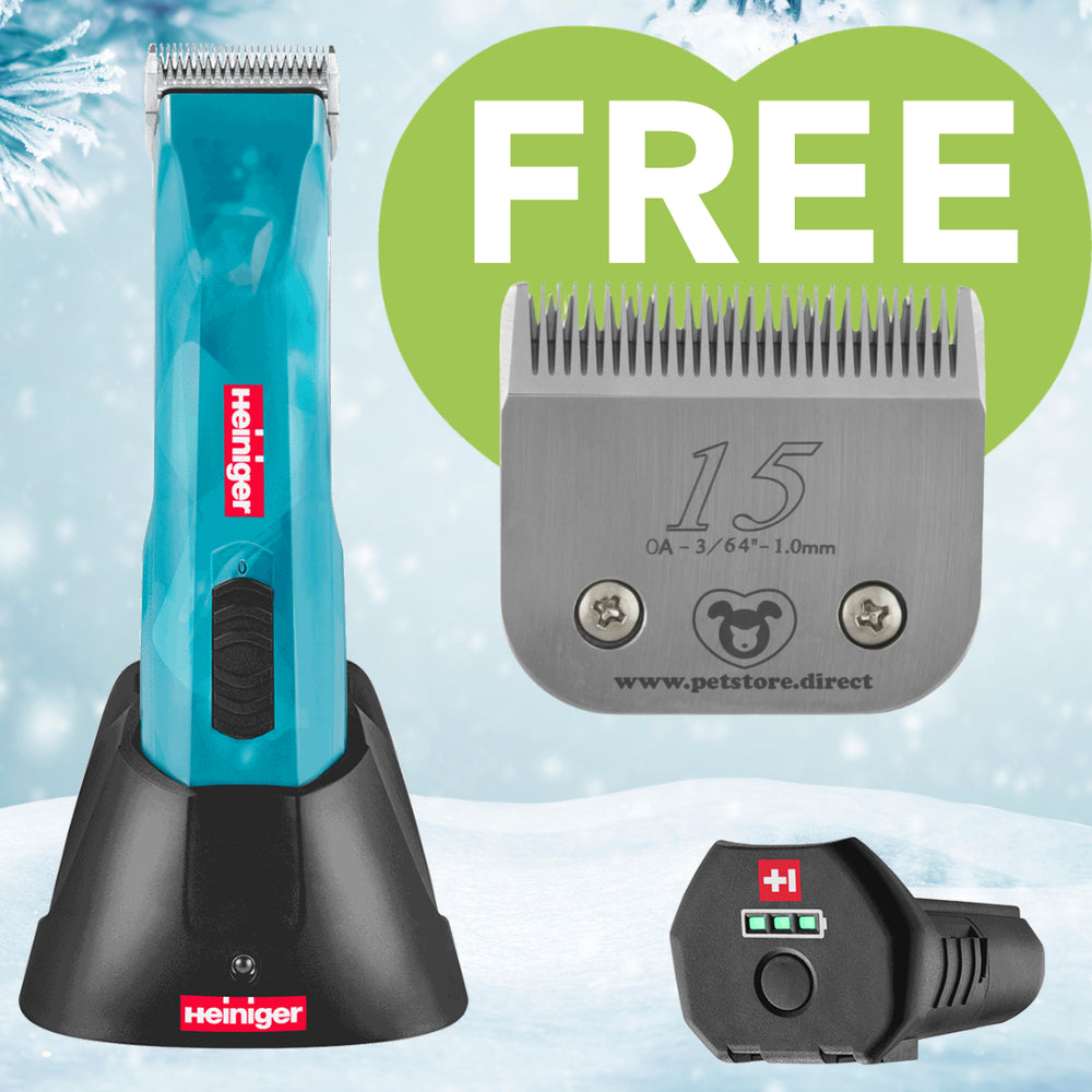 Opal Cordless Clipper One Battery with Free PSD #15 Blade by Heiniger