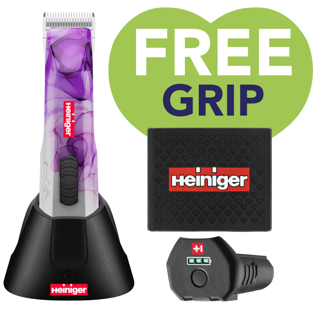 Special Edition Opal Cordless Clipper one battery with Free Clipper Grip by Heiniger