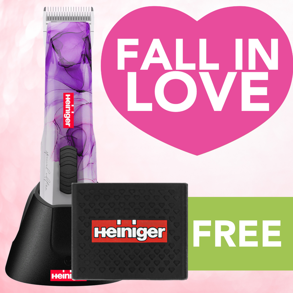 Special Edition Opal Cordless Clipper one battery with Free Clipper Grip by Heiniger