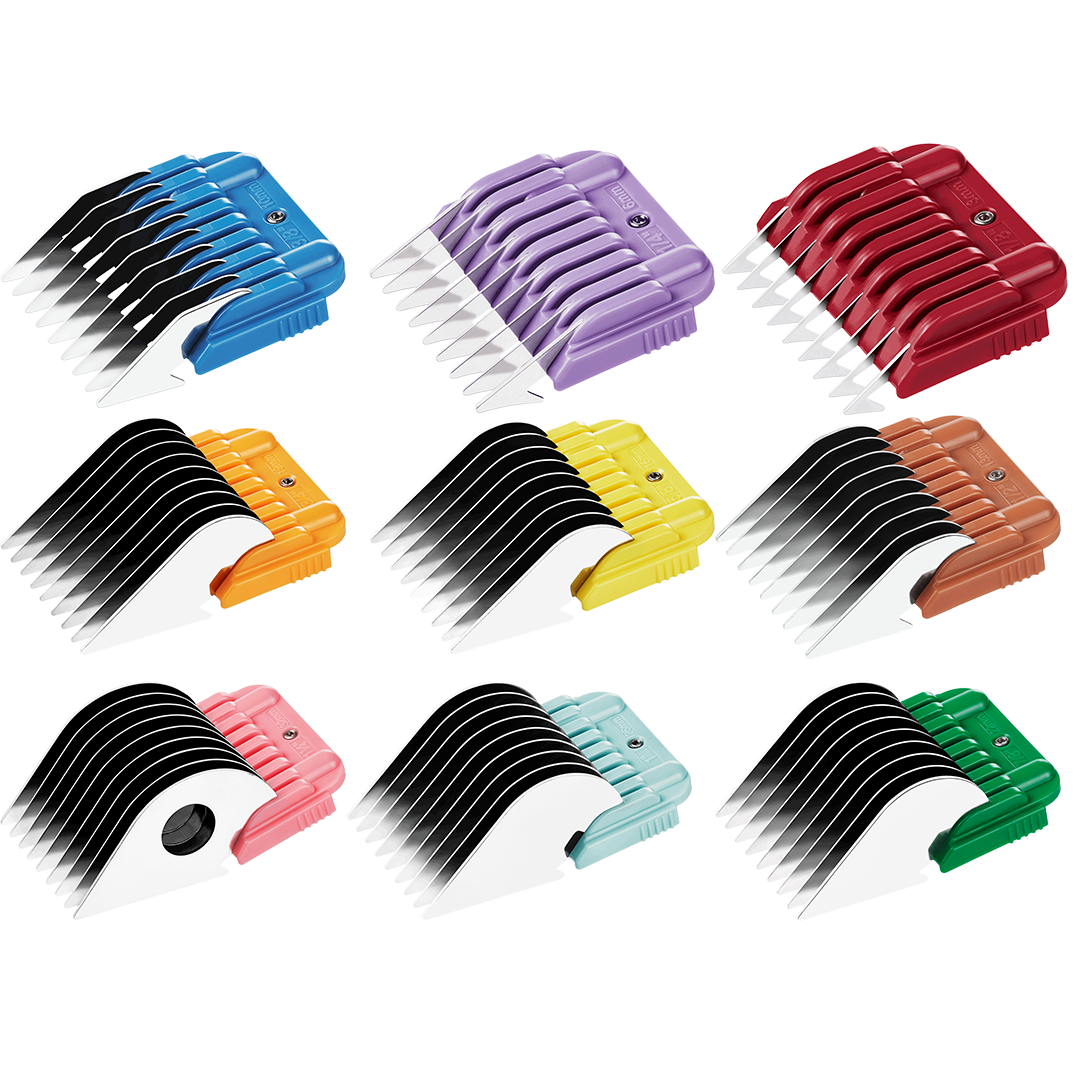 Stainless Steel Combs Set of 9 by Heiniger