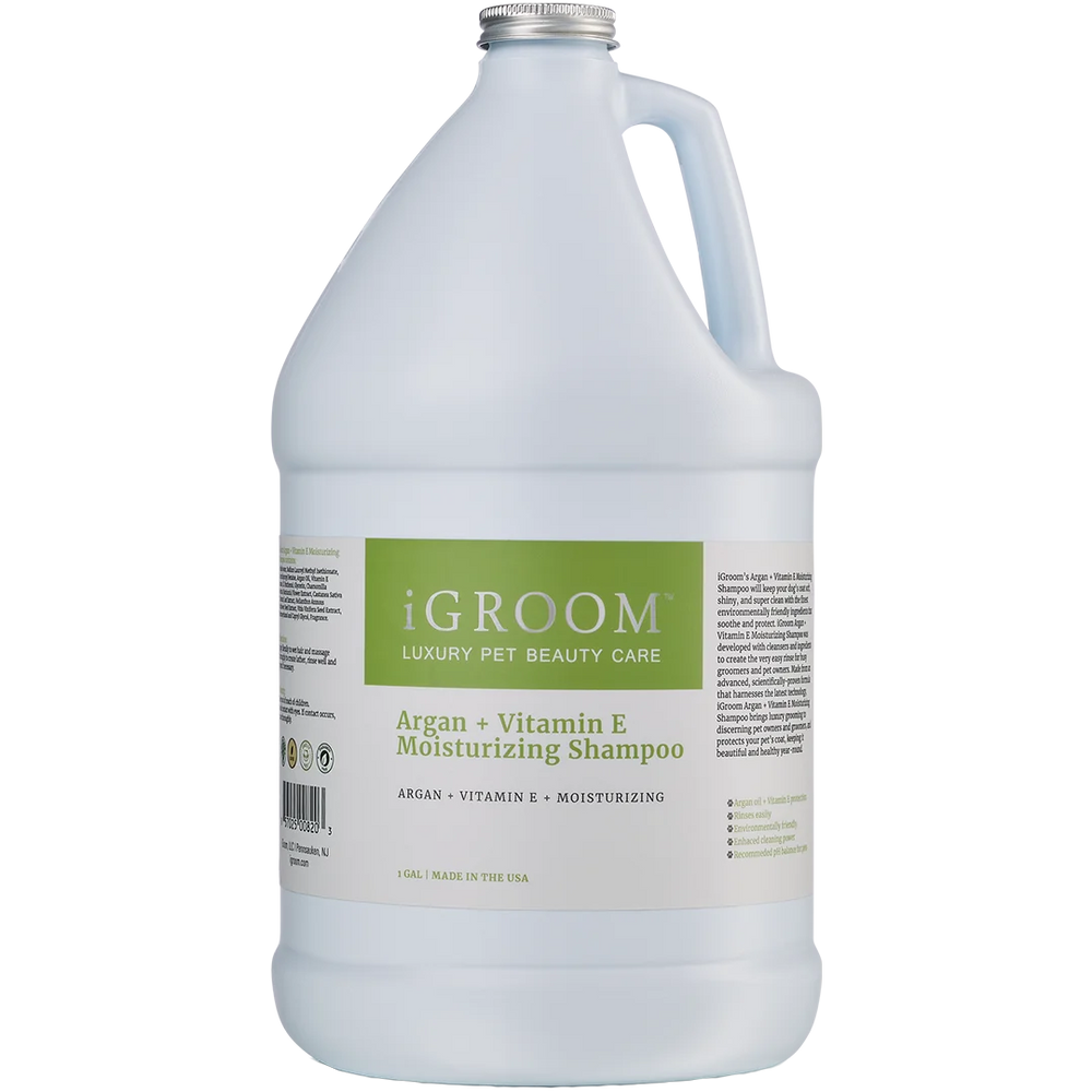 Argan and Vitamin E Shampoo Gallon by iGroom